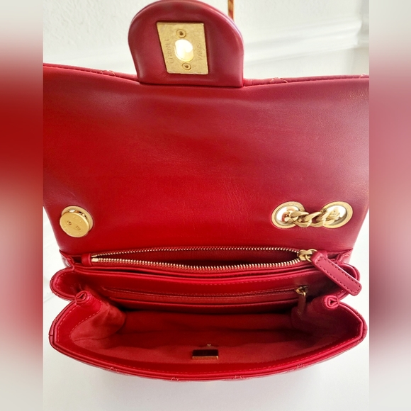 New With Tags Chanel Red Quilted Limited Edition Small Flap Bag - Microchipped - Picture 6 of 16